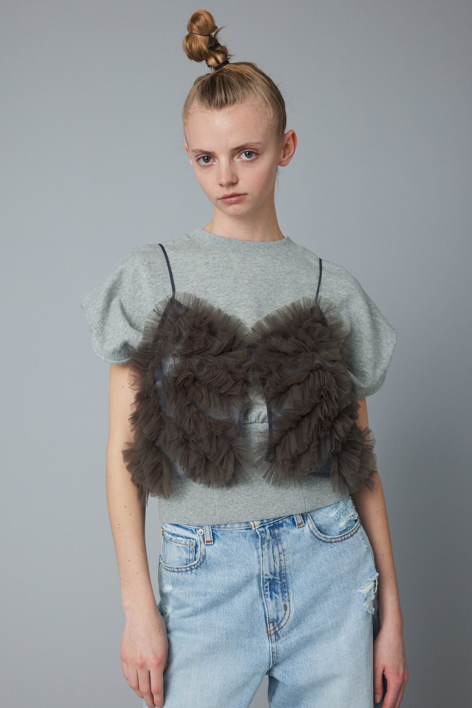 HeRIN.CYE | Many frill bustier (キャミソール ) |SHEL'TTER WEBSTORE