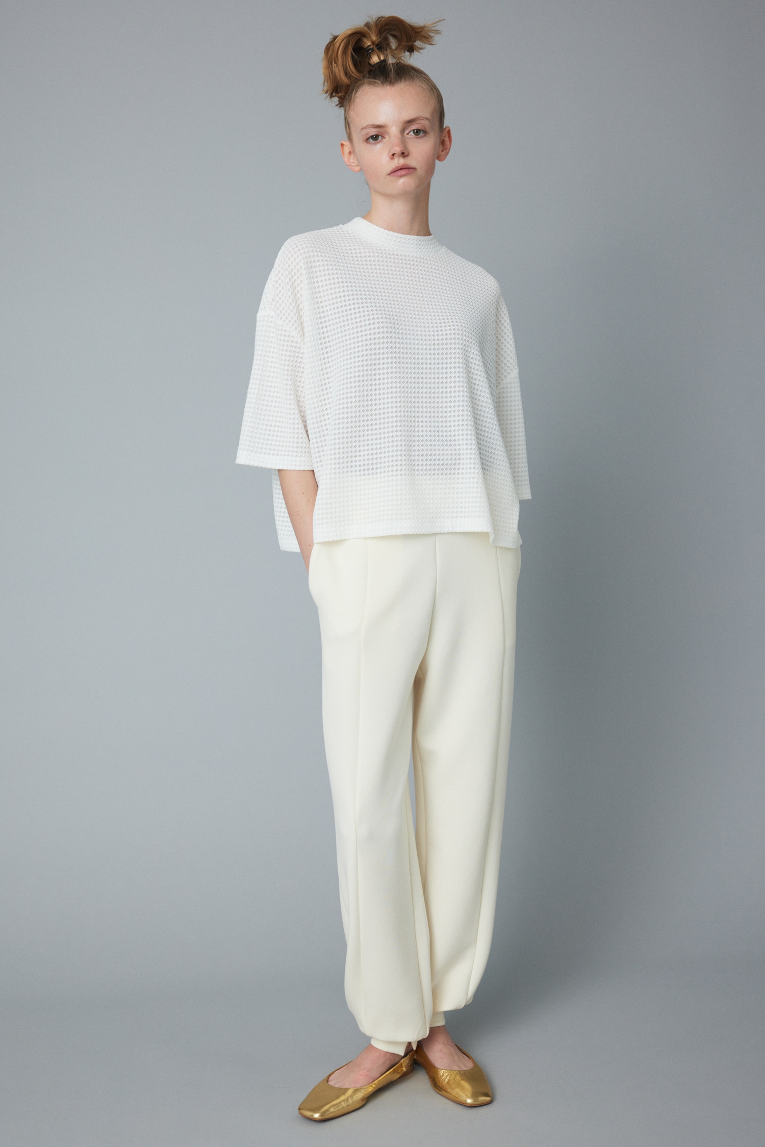 HeRIN.CYE | Feels center switching pants (パンツ ) |SHEL'TTER WEBSTORE