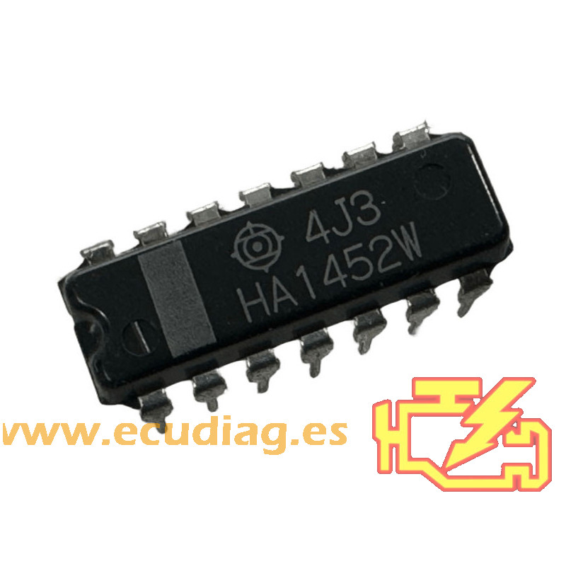 INTEGRATED HITACHI HA1452W (2 CHANNEL AUDIO PREAMPLIFIER)