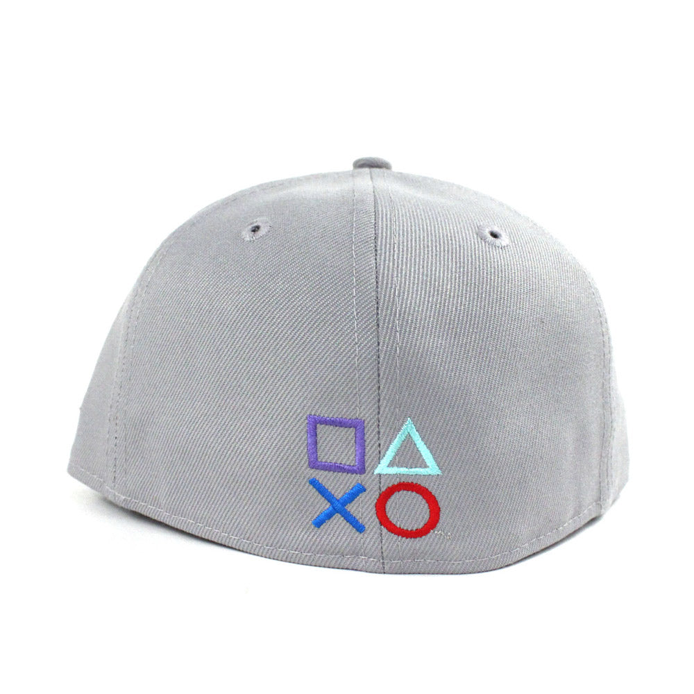 Playstation New Era 59Fifty Fitted Hats (Gray Playstation x New