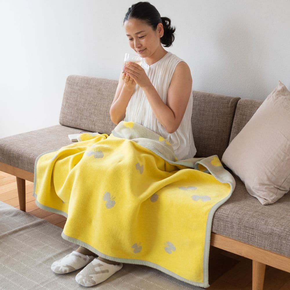 KLIPPAN/クリッパン シュニールコットン ハーフブランケット CHOUCHO