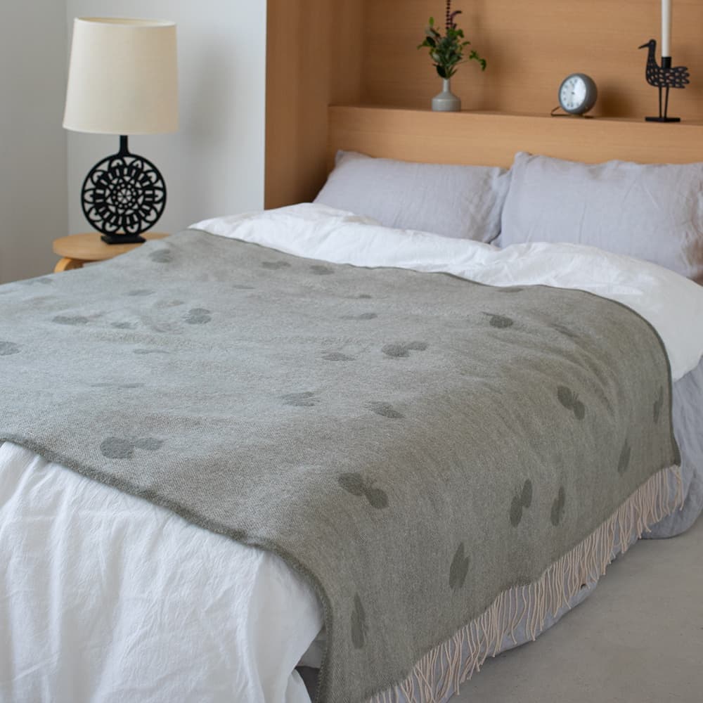 KLIPPAN/クリッパン スロー CHOUCHO オリーブ | サステナブルショップ