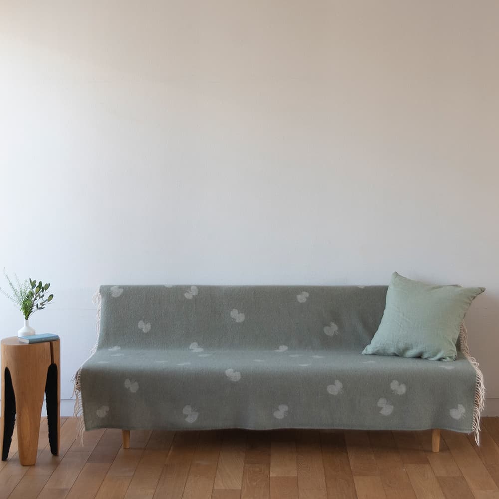 KLIPPAN/クリッパン スロー CHOUCHO オリーブ | サステナブルショップ