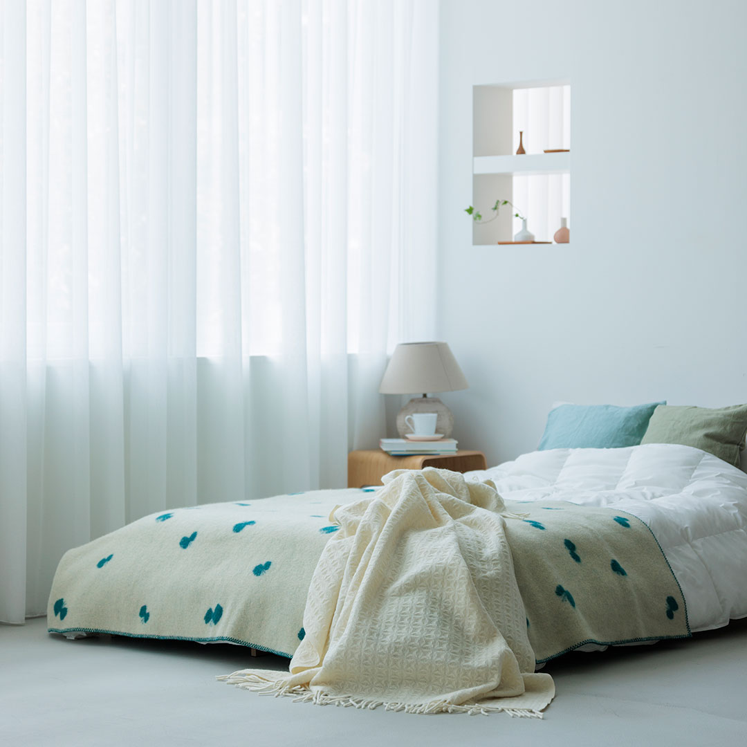 KLIPPAN/クリッパン エコウール ウール シングルブランケット TRIP