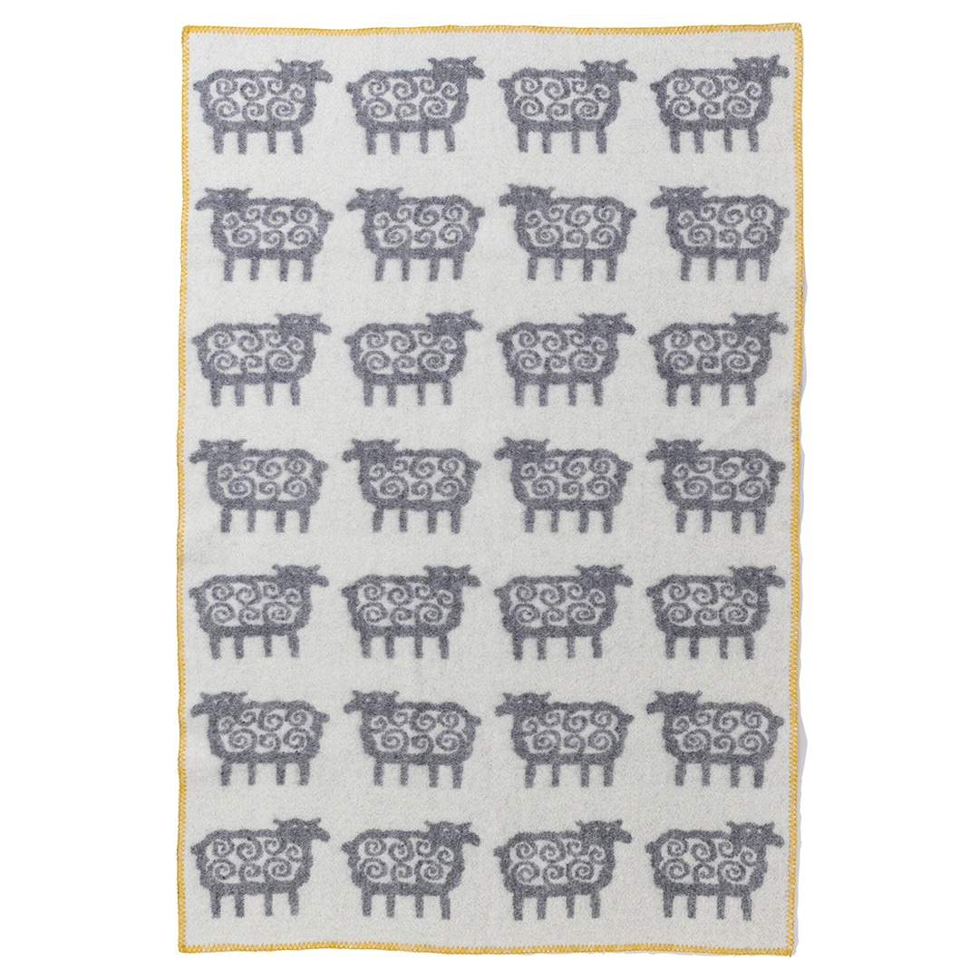 KLIPPAN/クリッパン ウール ハーフブランケット ベングトのヒツジ