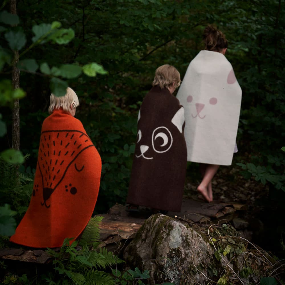 KLIPPAN/クリッパン ウールミニブランケット フォックス パピー