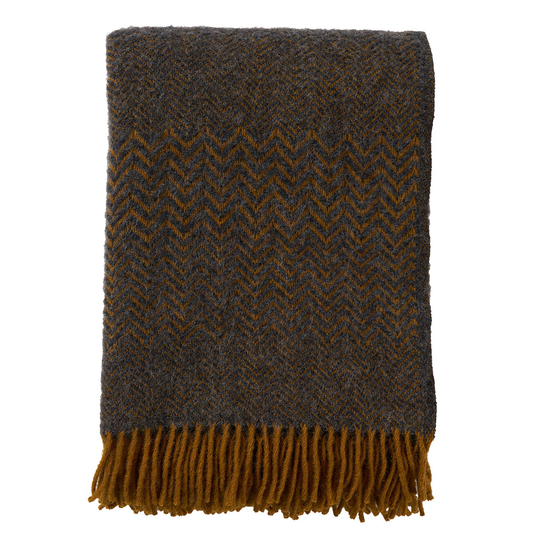 KLIPPAN/クリッパン スロー ZIGZAG（ジグザグ） ダークブラウン