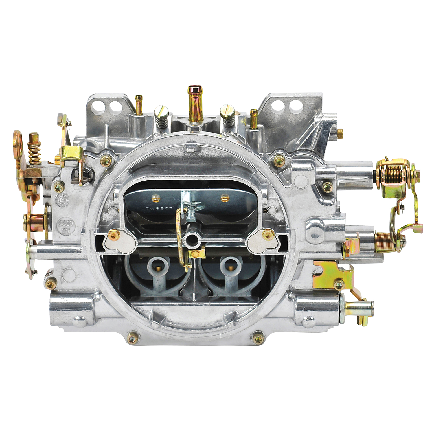 Performer Carburetor #1407 750 CFM With Manual Choke, Satin Finish