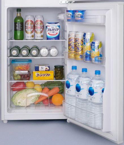 アイリスオーヤマ IRSD-12B-W 【右開き】118L 2ドア冷蔵庫 ホワイト