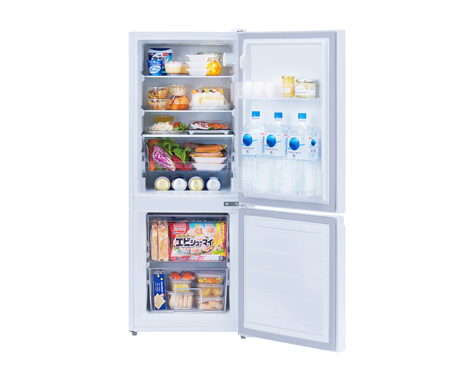 アイリスオーヤマ IRSD-13A-W 【右開き】133L 2ドア冷蔵庫 ホワイト