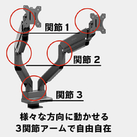 Pixio PS2DW-O PS2D(デュアルモニターアーム) ホワイト|エディオン公式通販