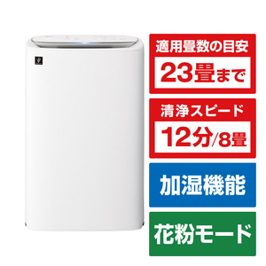 シャープ KI-50SE5-H 加湿空気清浄機 e angle select グレー系