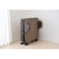 YAMAZEN ELB-7A-GY-S 電動折りたたみベッド ハイ取手 |エディオン公式通販