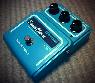 Maxon CS-550」レビュー！Char監修のアナログコーラスエフェクター