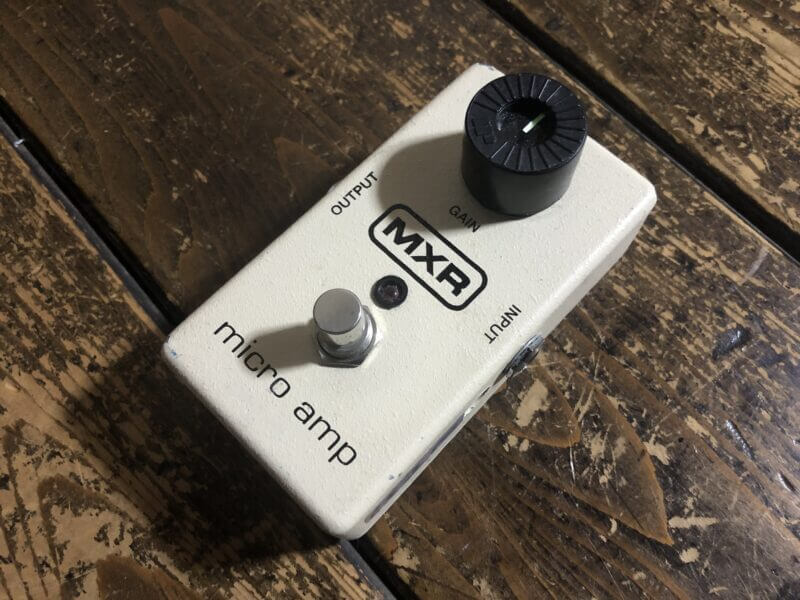 MXR Micro Amp」レビュー！現行品と80年製ヴィンテージを比較、使い方