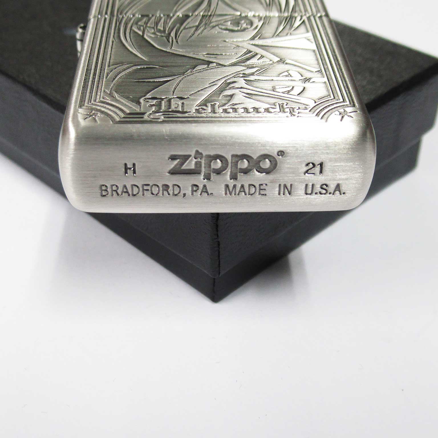 Zippo CODE GEASS Lelouch of the Rebellion Oxidized Silver 3-Sides