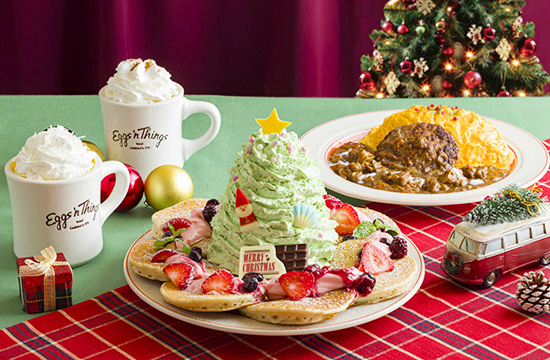 Merry Christmas！心弾む季節に贈る限定パンケーキが登場！「ホノルル