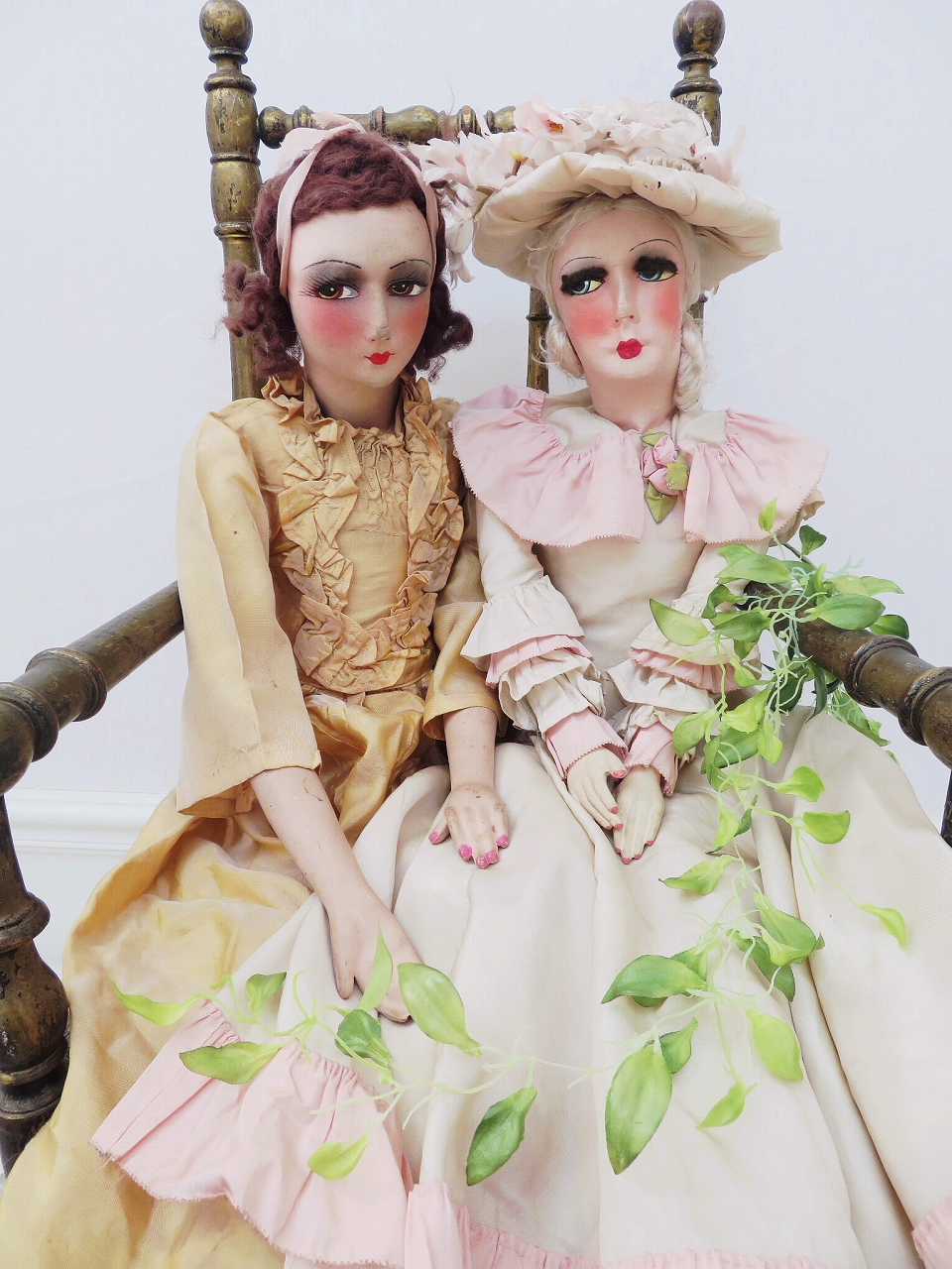 超絶美人のブドワールドール（A） - 薔薇と天使のアンティーク