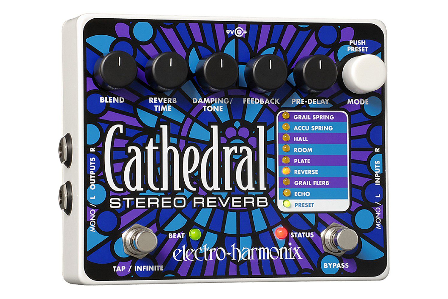 Cathedral | DISCONTINUED 2020 | Stereo Reverb - Electro-Harmonix