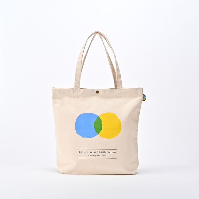 レオ・レオニ 帆布トートバッグM あおくんときいろちゃん | 絵本ナビ