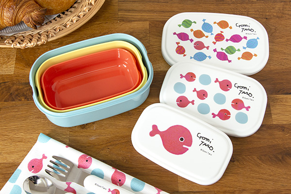 水玉の中で泳ぐきんぎょが爽やか！『きんぎょがにげた』よりランチ