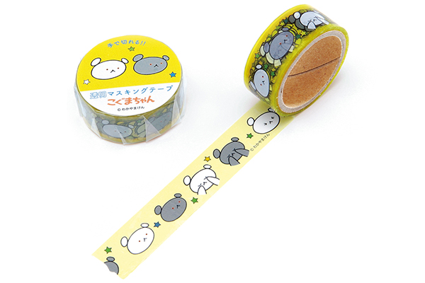 こぐまちゃん 透明マスキングテープ15W（フェイス） | 絵本ナビ