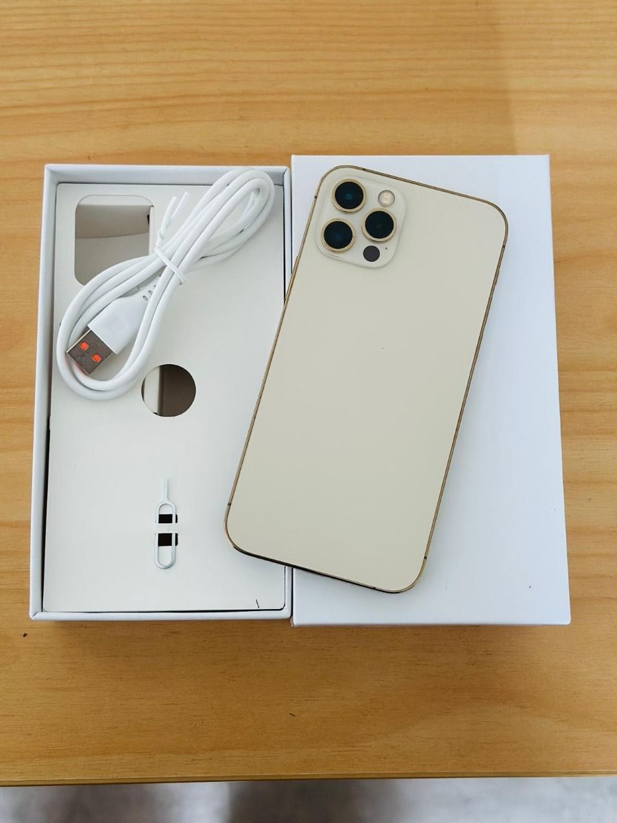 iPhone 【バッテリー100%】iPhone 12 pro 256GB ゴールド SIMフリー 12