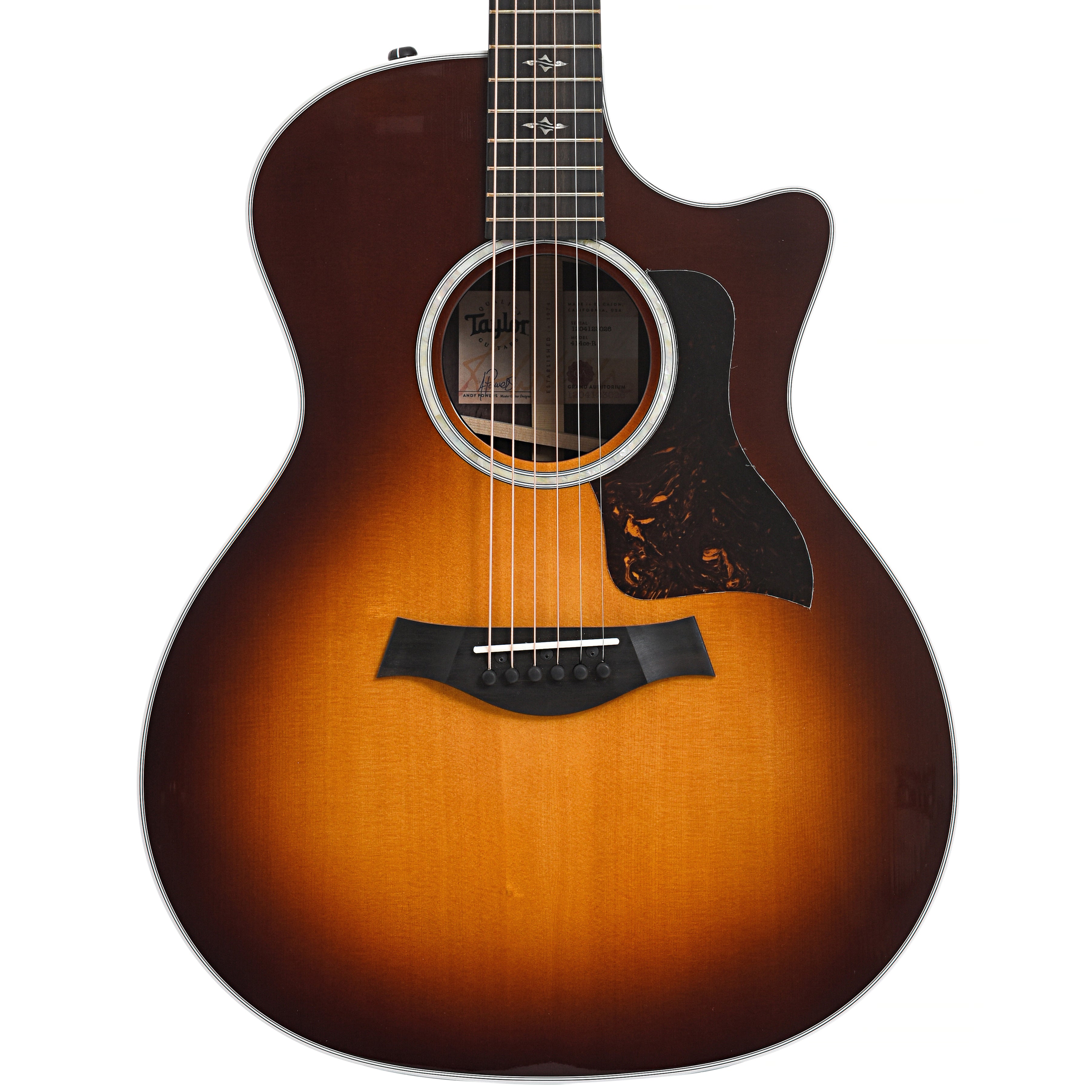 Taylor 414ce-R Acoustic Guitar & Case, Tobacco Sunburst – Elderly