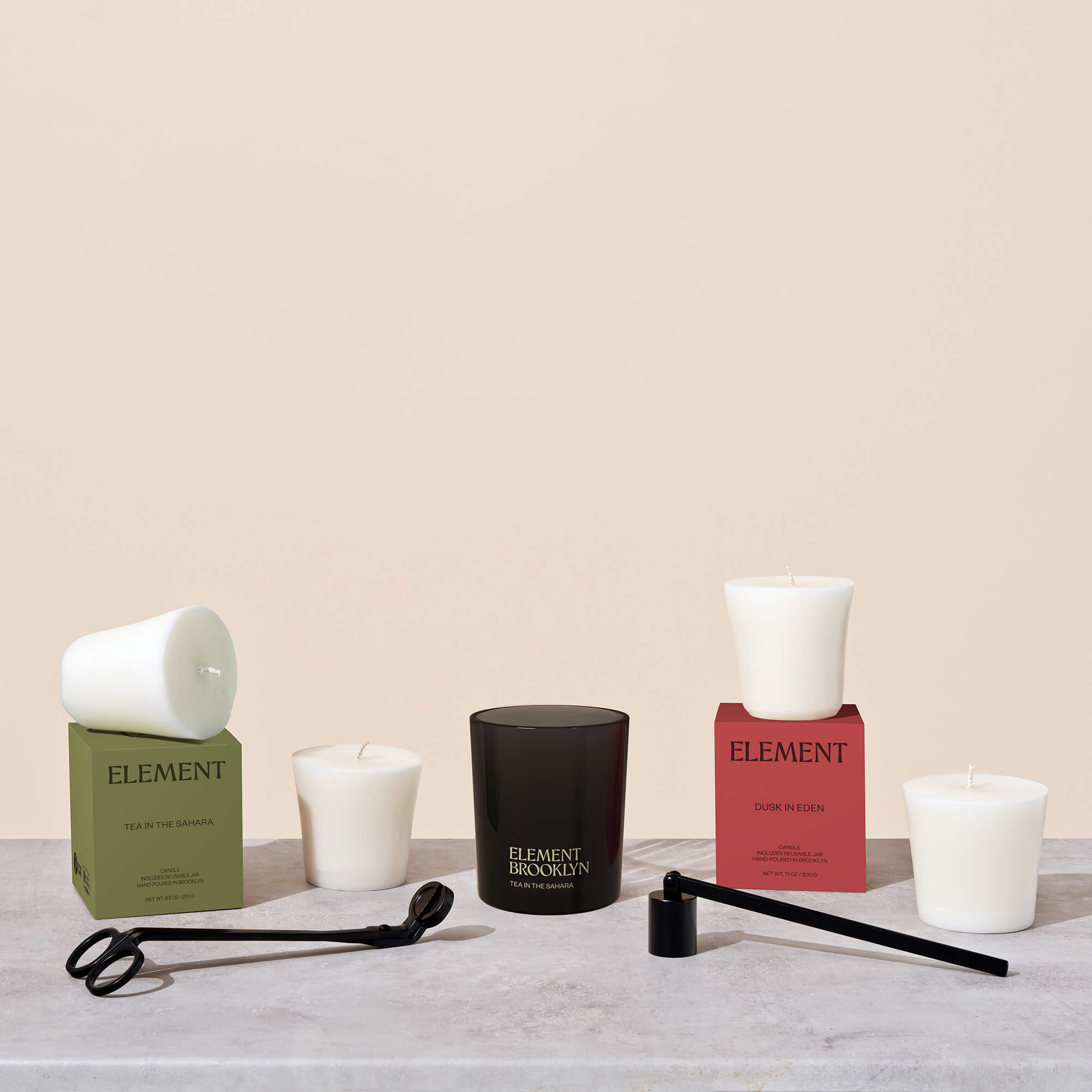 Candle Care Set - Wick Trimmer & Snuffer – Element Brooklyn