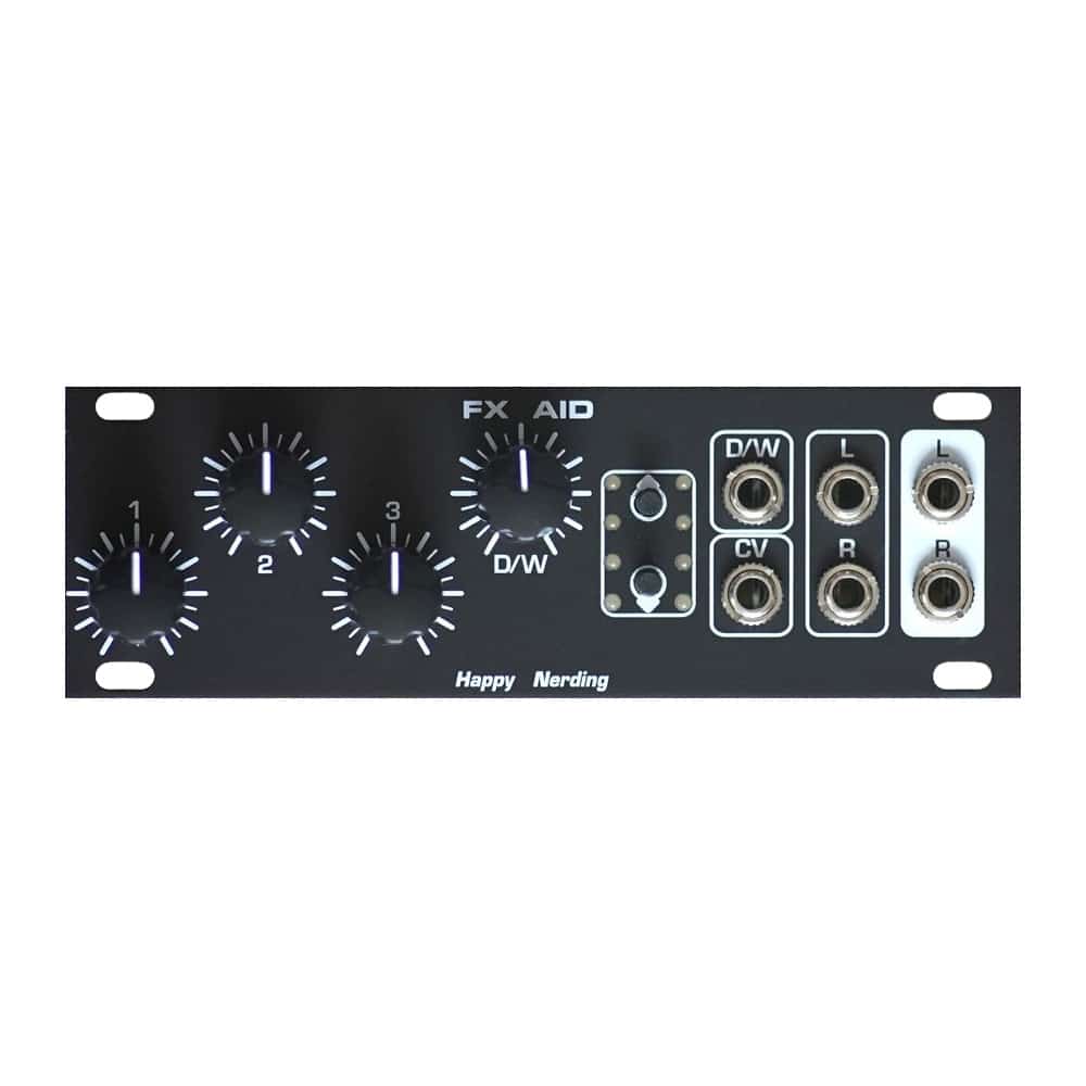Happy Nerding FX Aid 1U Eurorack Multi FX Module (Black
