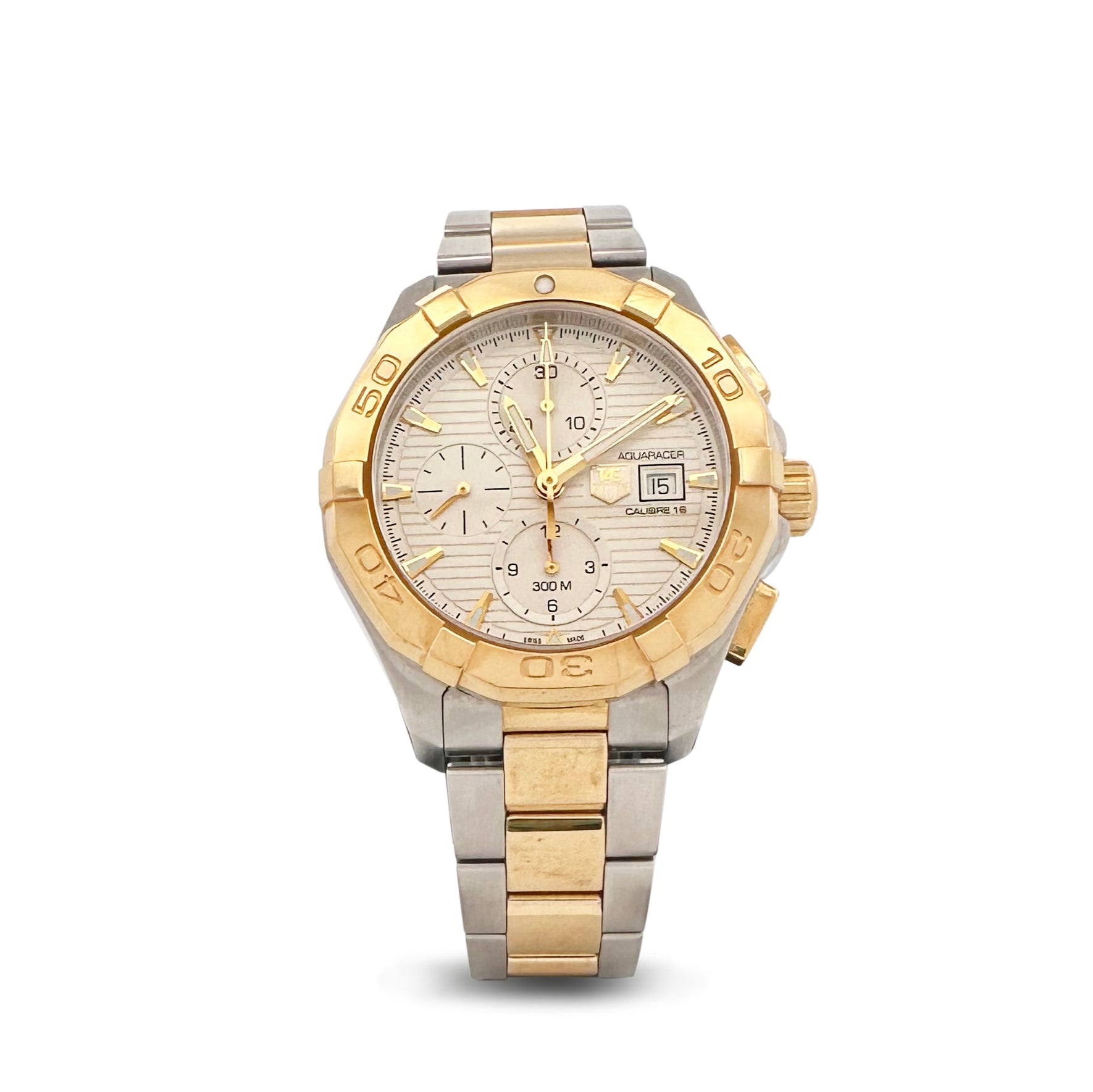 TAG Heuer Aquaracer CAY2121 Two-tone Stainless Steel Watch – Elite