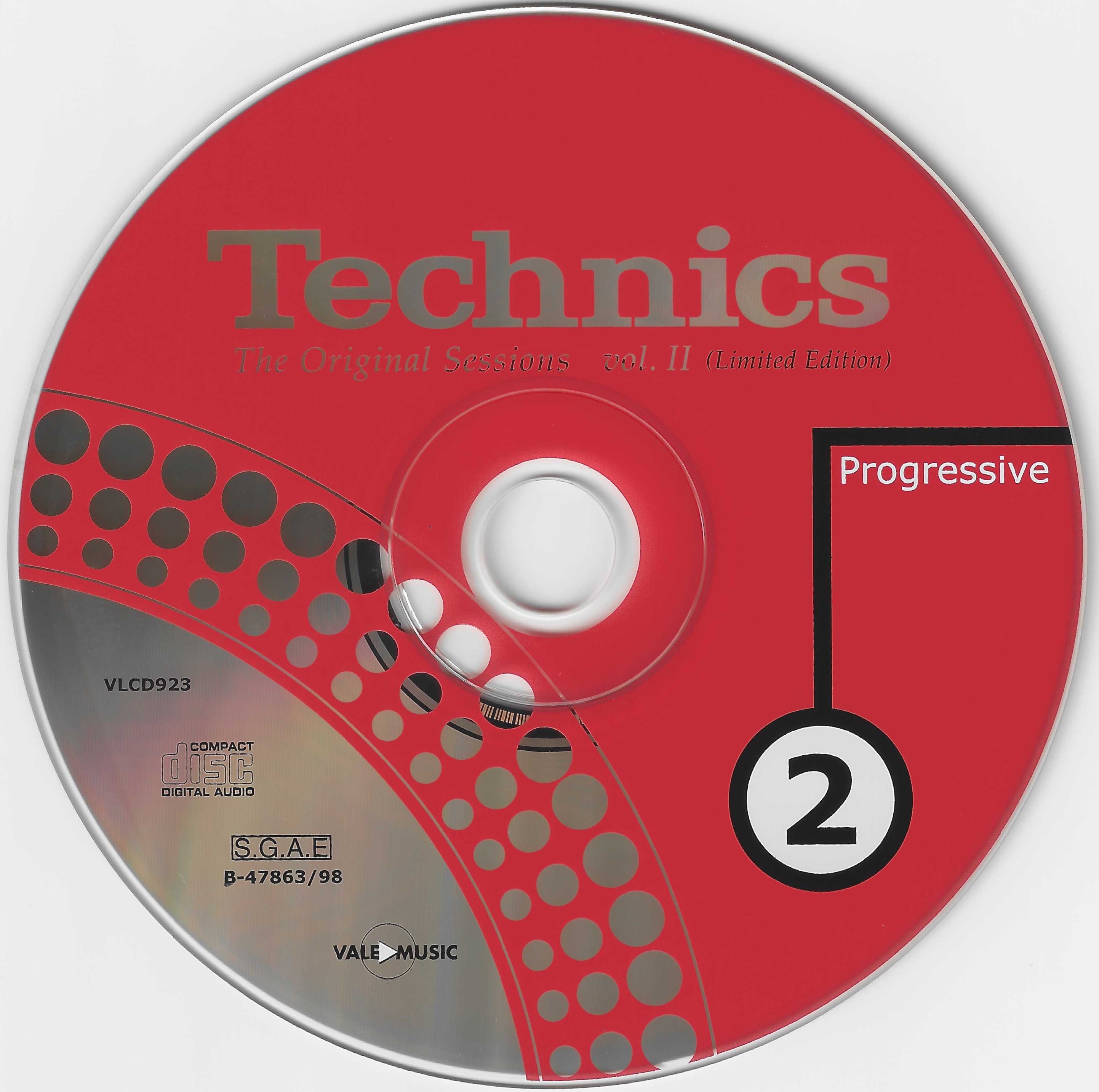 Technics The Original Sessions Vol. II - 4 CD's - 1998 - Vale