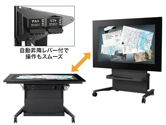 電子作戦卓／デジタル指揮卓 ELMO DXテーブル（旧称 V-CUBE Board