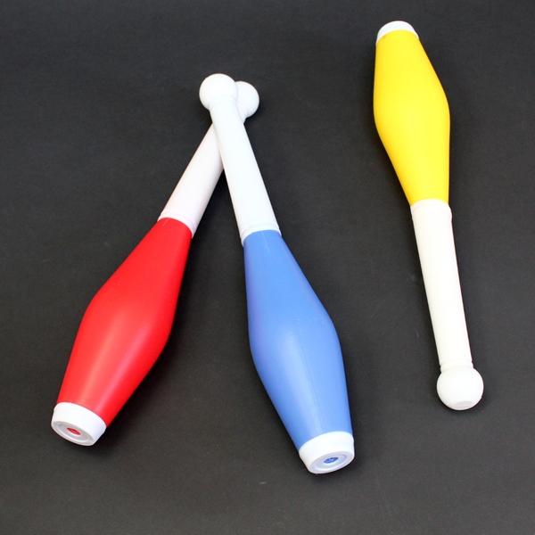 ジャグリング クラブ 3色セット～パーティグッズ・パーティ雑貨