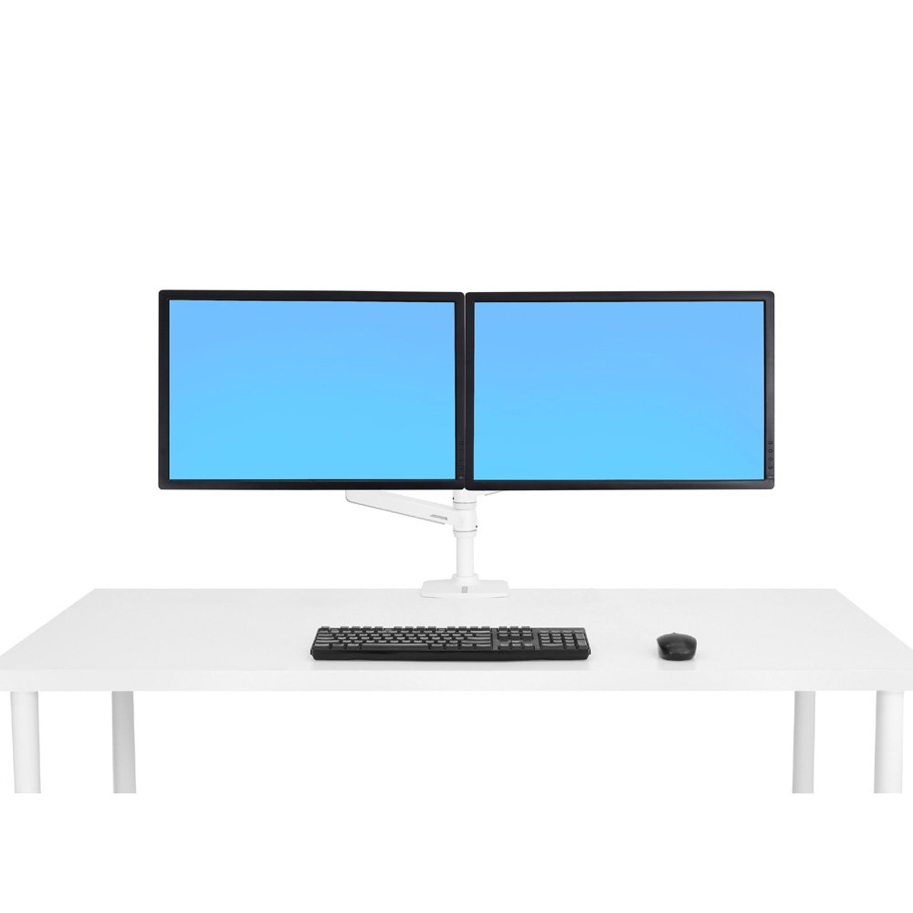 Ergotron 45-492-216 LX Dual Monitor Arm, Stacking