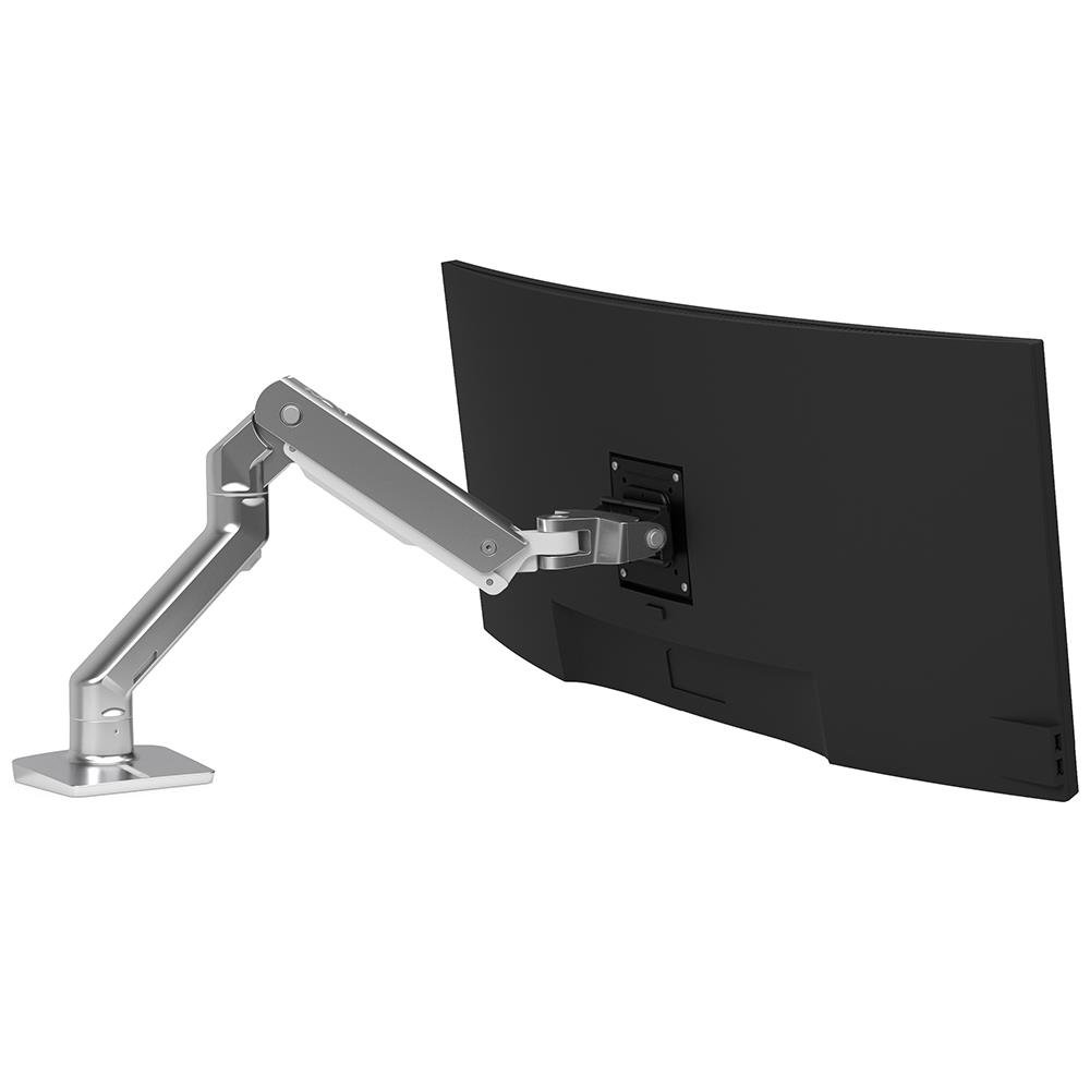 Ergotron 45-475-026 HX Desk Mount Monitor Arm (polished aluminum)