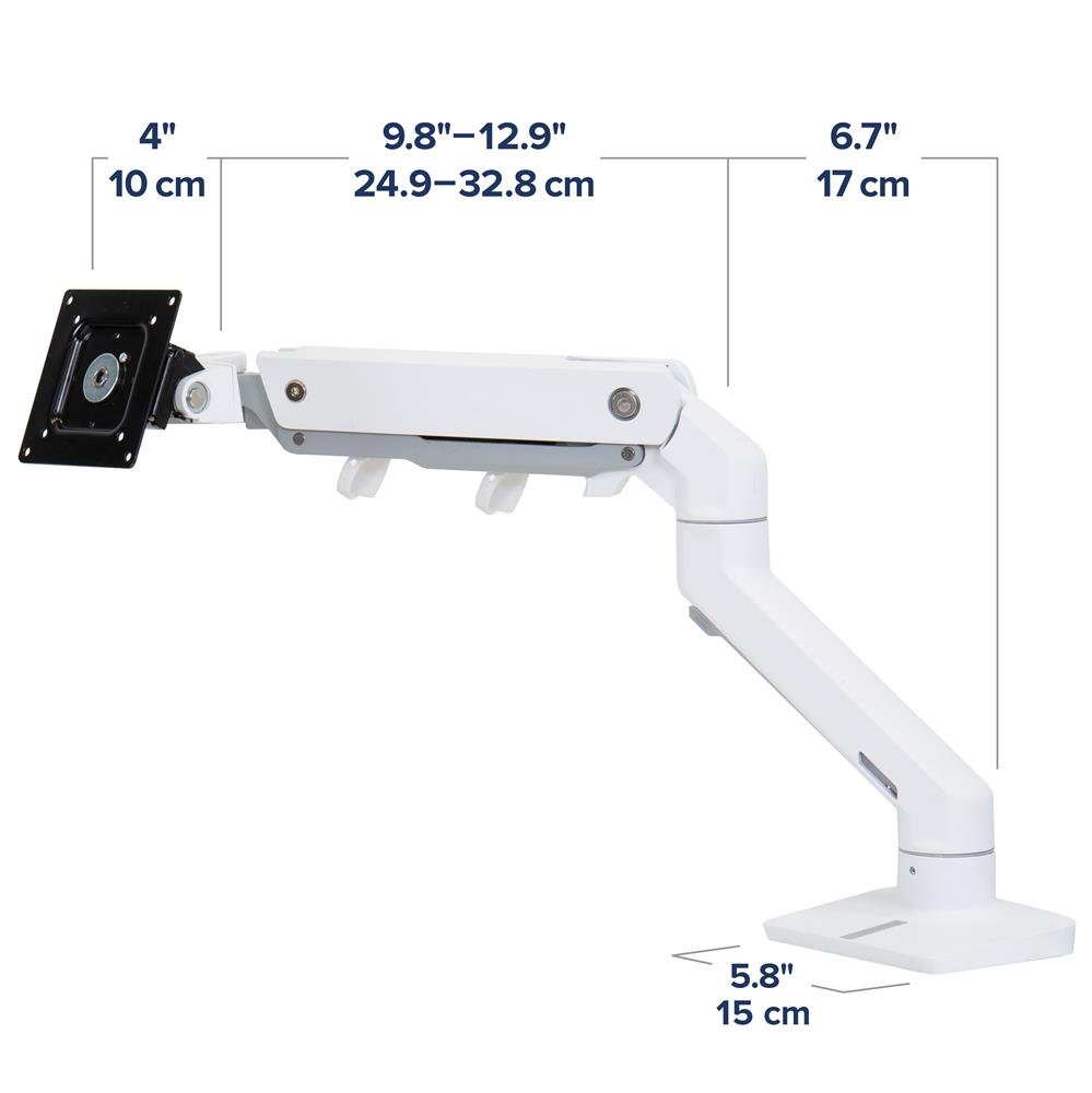 Ergotron 45-647-216 HX Desk Monitor Arm with HD Pivot for 1000R