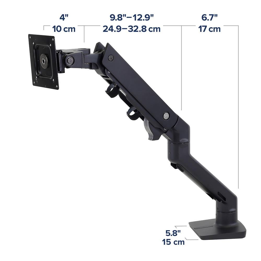 Ergotron 45-647-224 HX Desk Monitor Arm for 1000R Displays with HD