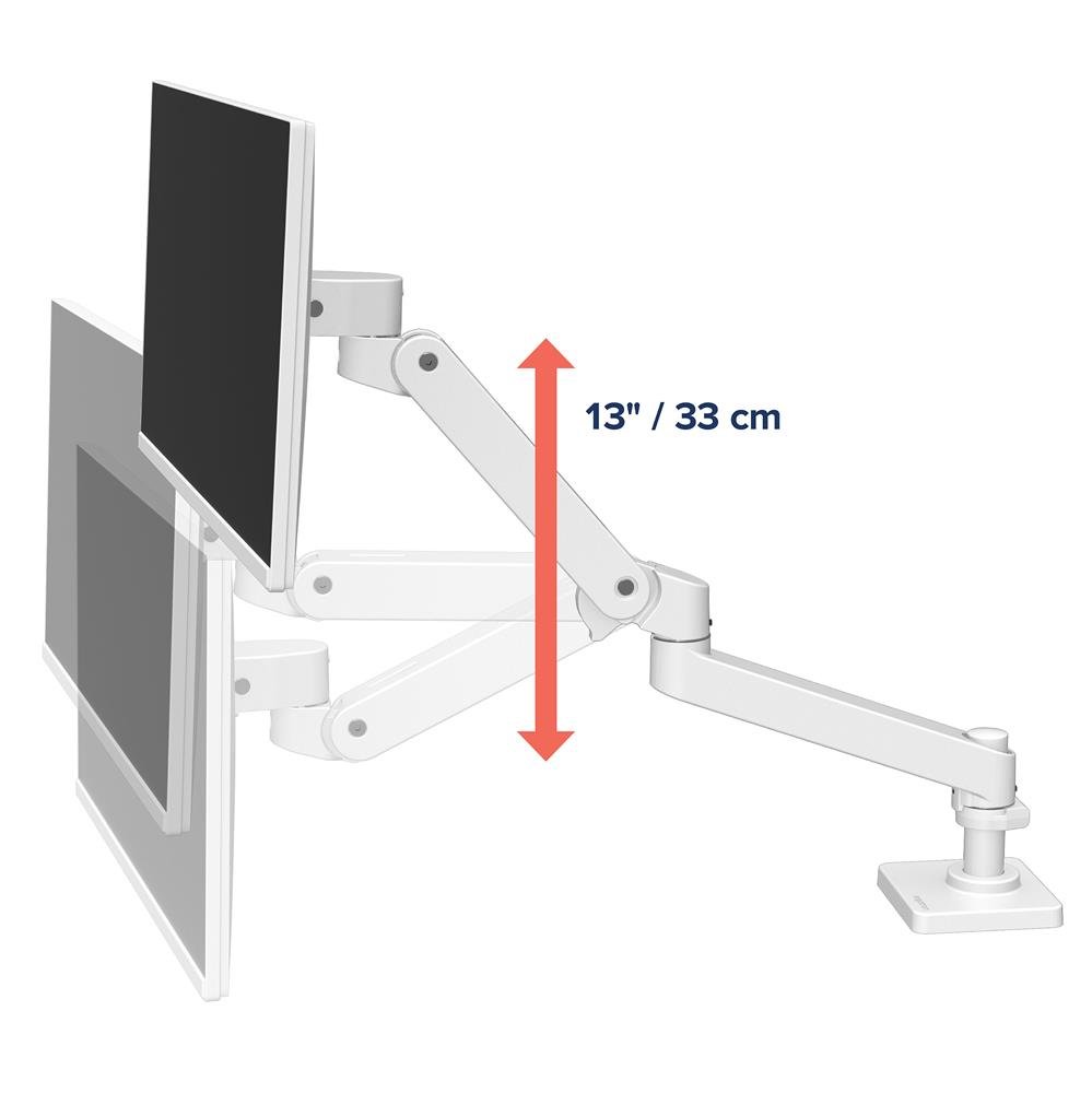 Ergotron 45-682-290 LX Pro Desk Mount Single Monitor Arm (white)