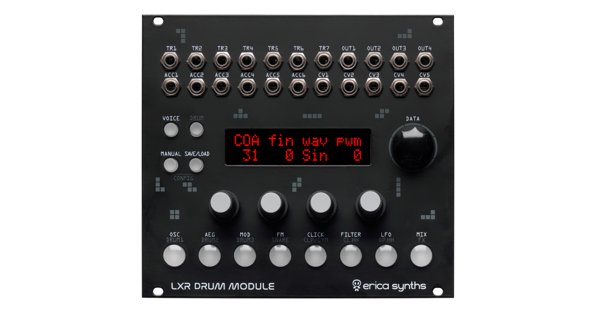 LXR Drum Module - Erica Synths