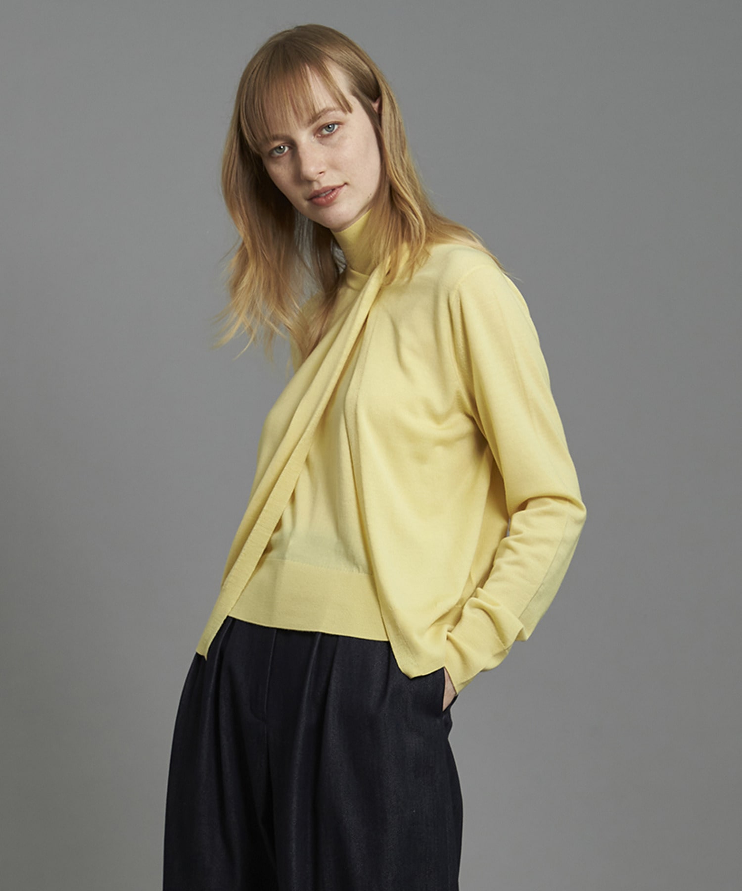 ESTNATION / ファインゲージツイストニット＜ESSENCEOFLUXURY