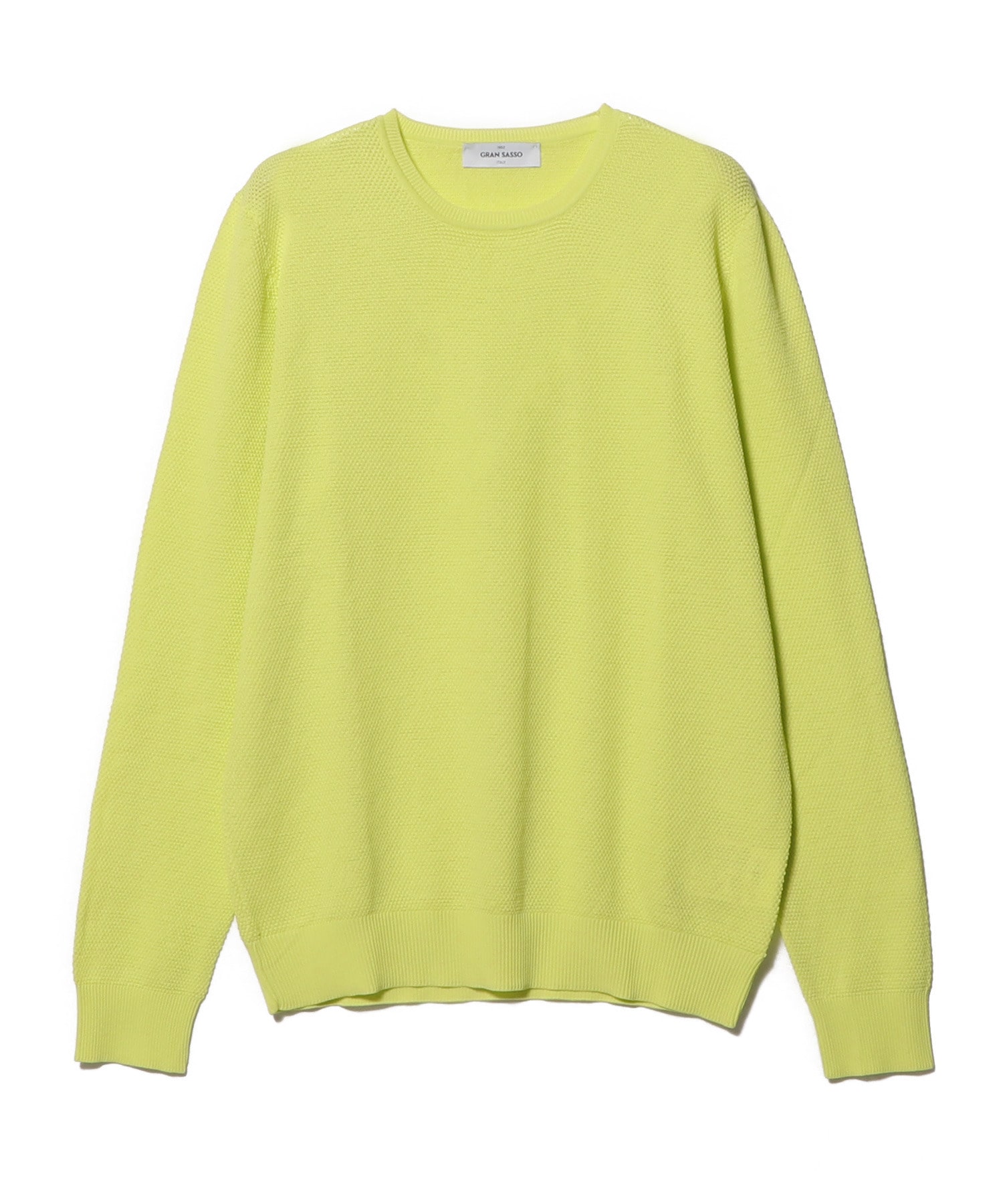 GRAN SASSO / コットンクルーネックニット《ESTNATION EXCLUSIVE