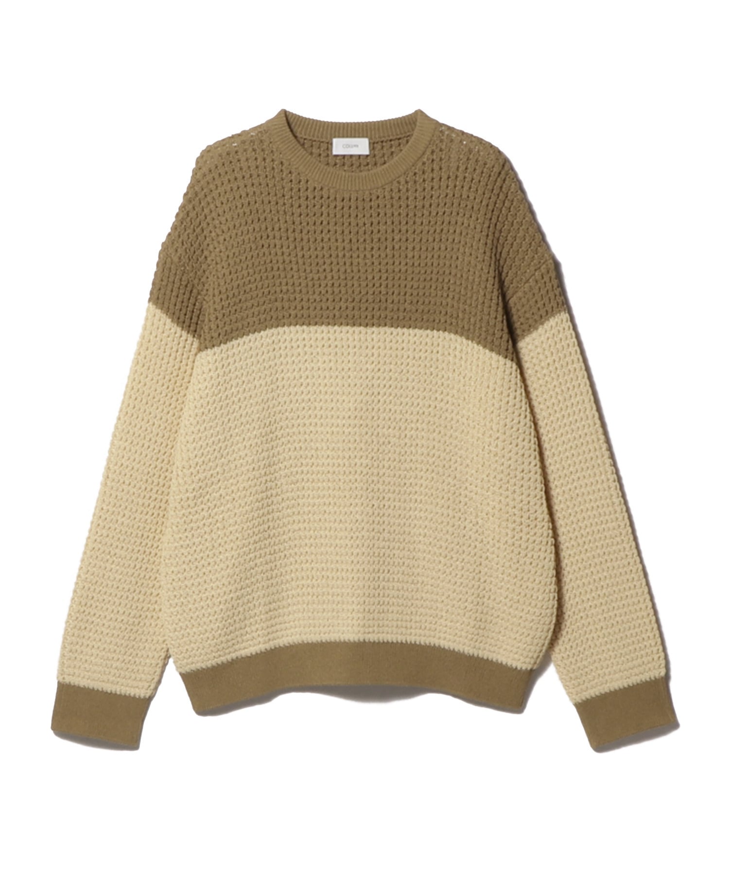 COLUMN / バイカラーワッフルニット｜ESTNATION ONLINE STORE