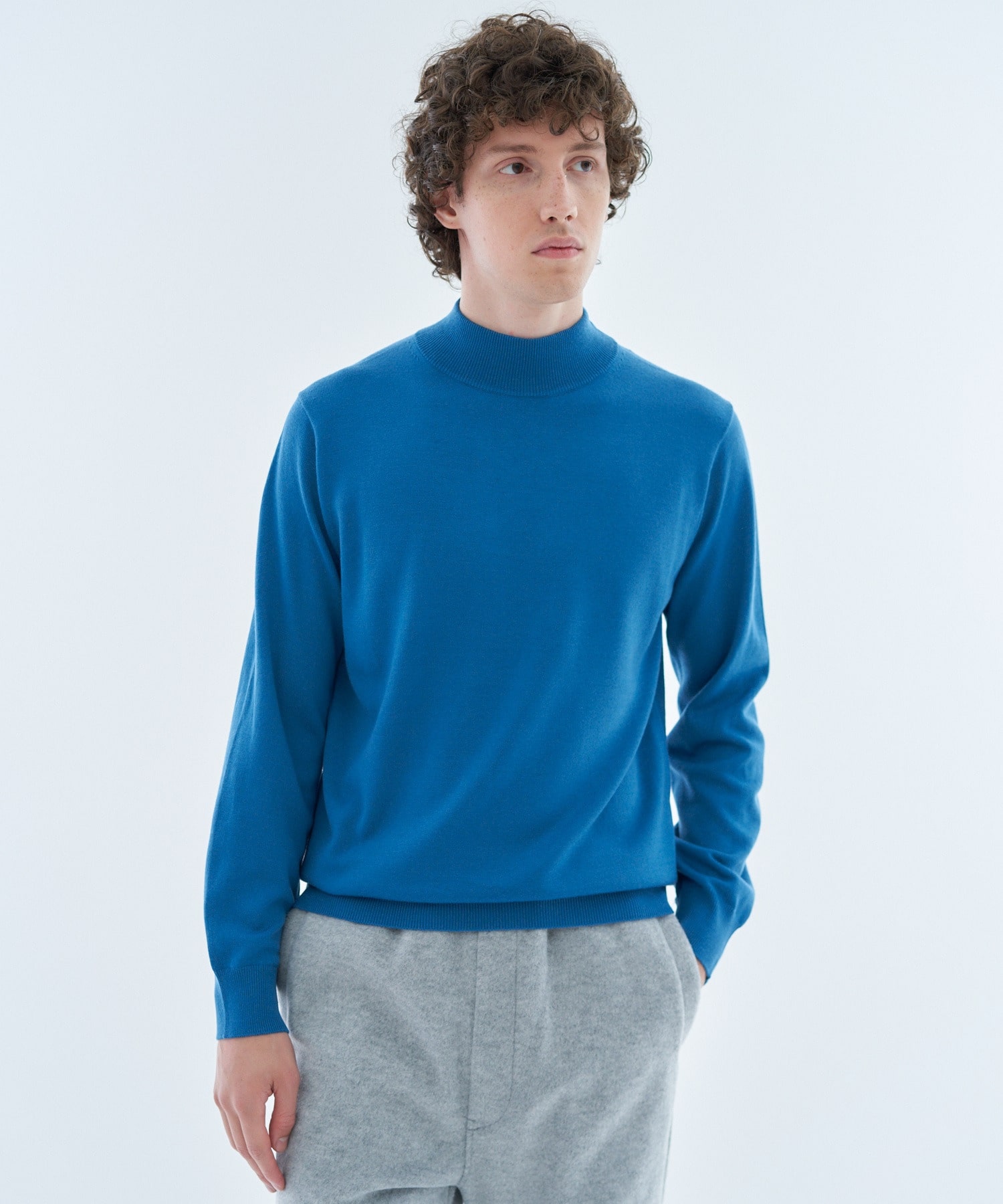 ESTNATION / CARIAGGI ウールモックネックニット｜ESTNATION ONLINE