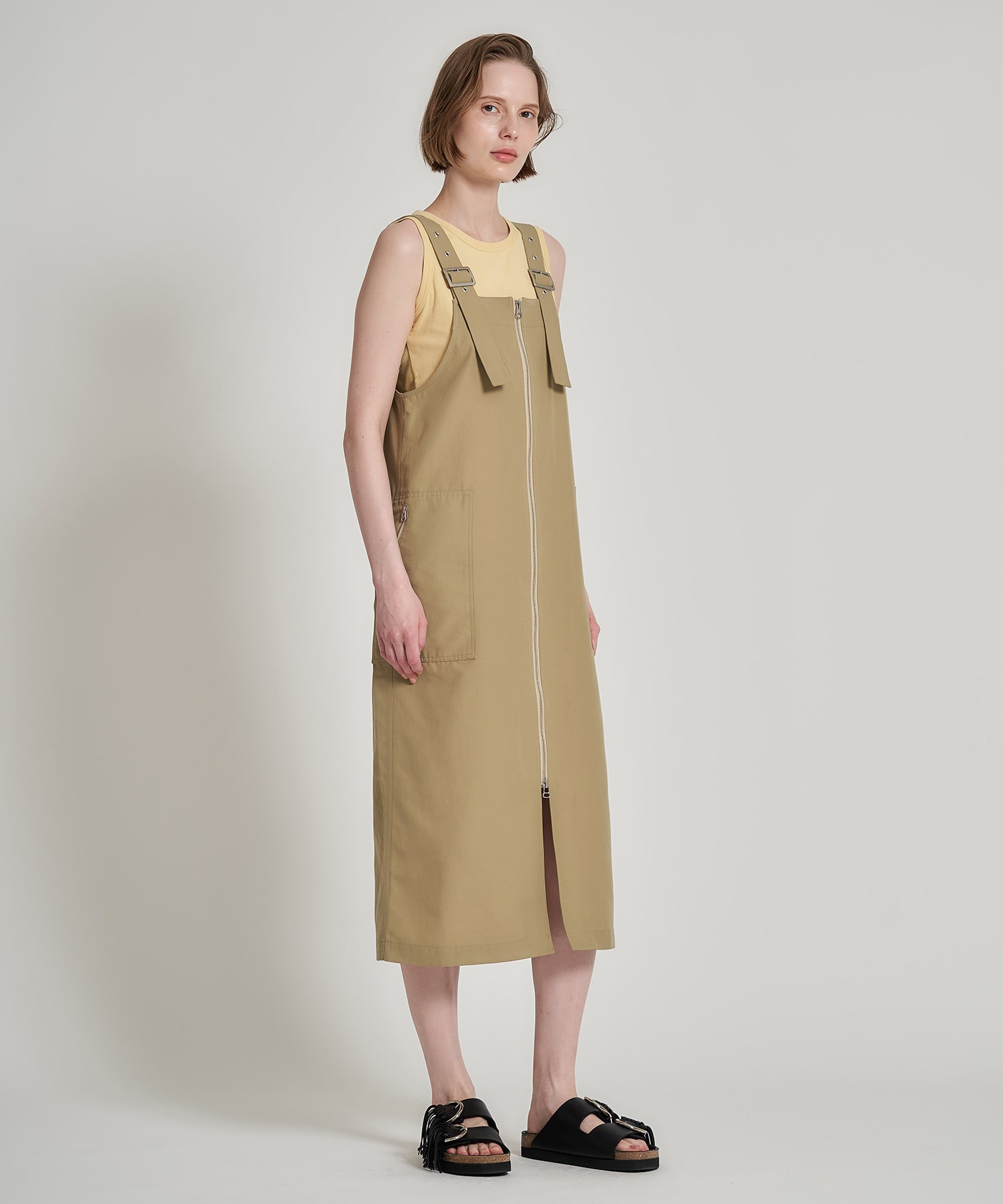 ESTNATION / ナイロンフロントジップ ワンピース｜ESTNATION ONLINE