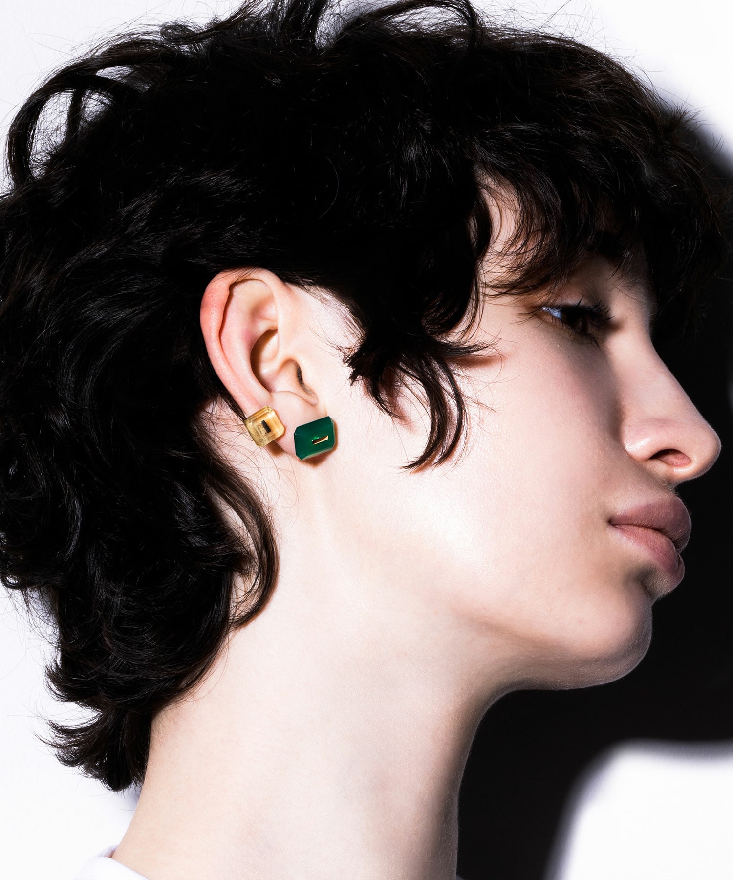 Hirotaka / BIRD OF PARADISE ネイキッド ストーン スタッド ピアス