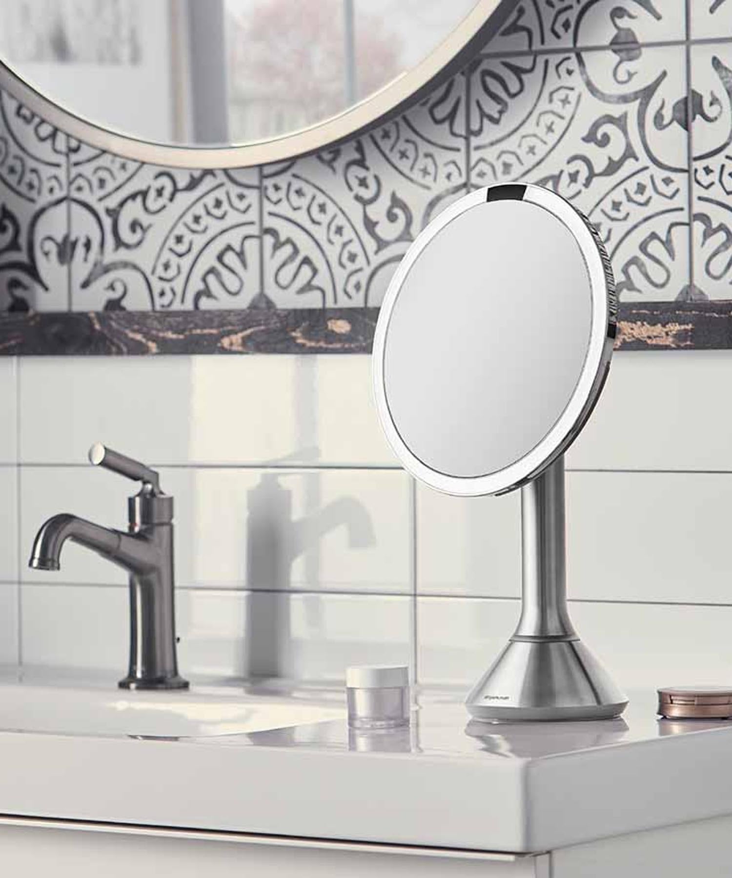 simplehuman / センサーミラー ブライトネスタッチコントロール（拡大