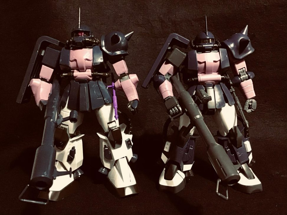 MGなのに予想外のことが！MGザクII高機動型 黒い三連星を味わい尽くす