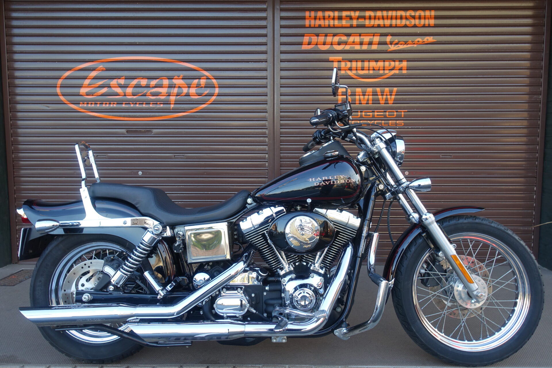 FXDL ローライダー スクリーミンイーグルスリップオンマフラー ロー