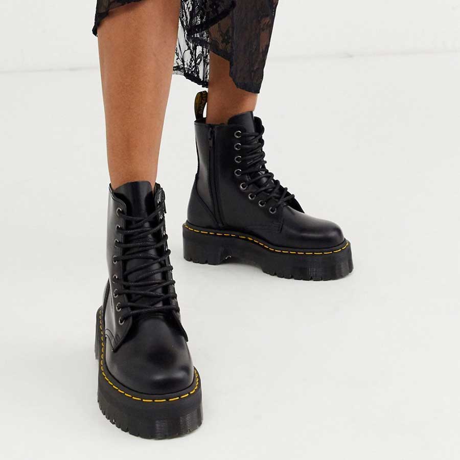 Boots DR MARTENS Quad Retro Jadon 8-Eye Black 15265001